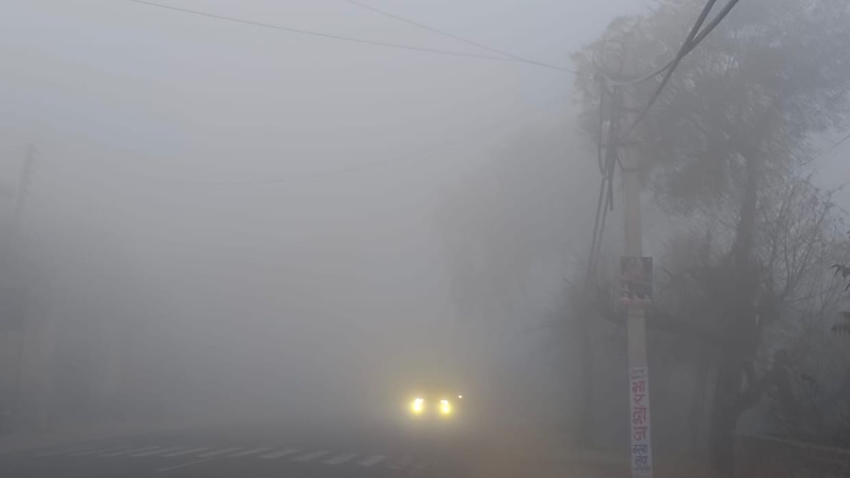 The temperature in Mahendragarh dropped to 1.6 degrees Celsius, making it the coldest night in the state.