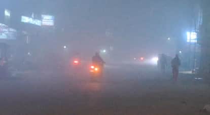 Muzaffarpur Bihar news : dense fog and cold wave made people trouble tempreture falling