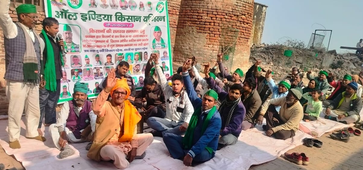 Silence of municipality and administration has angered agitating farmers