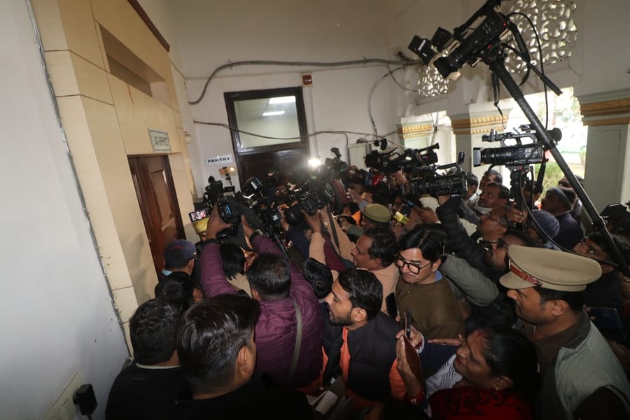onversion controversy at KGMU: Tension prevails even after Dr. Rameez's arrest, no FIR filed for vandalism