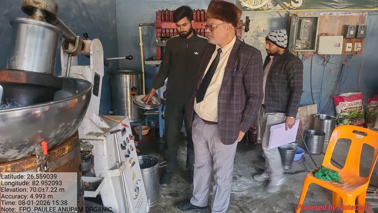 The joint director reviewed the progress of the three FPOs.