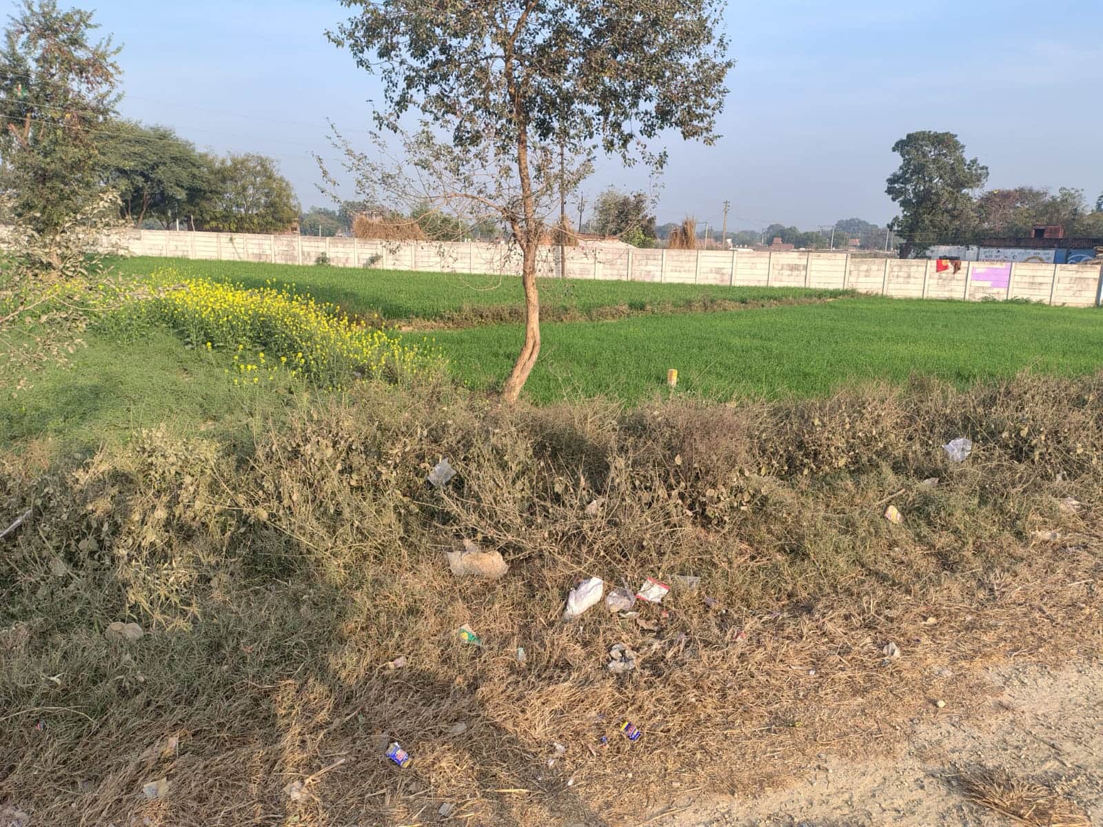 रिंग रोड के लिए अधिग्रहित की गई जमीन। संवाद