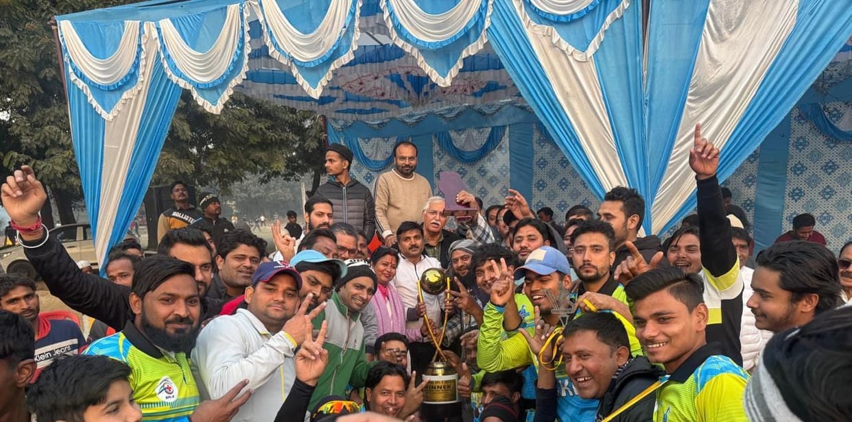 Kumharan Knight Riders won the trophy and became champions.