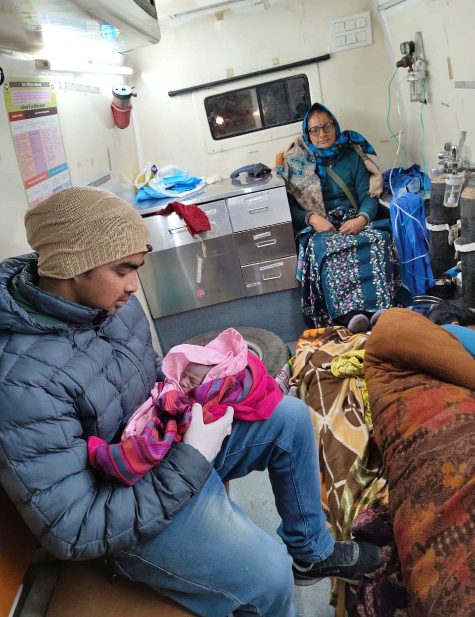 Pregnant woman was referred as critical, safe delivery took place in 108