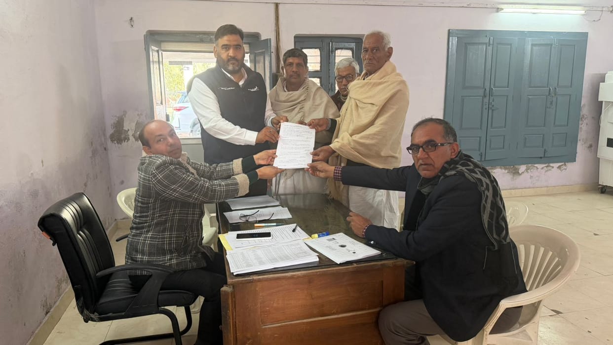 Two candidates have filed their nominations for the by-election of the Jat Educational Institution.