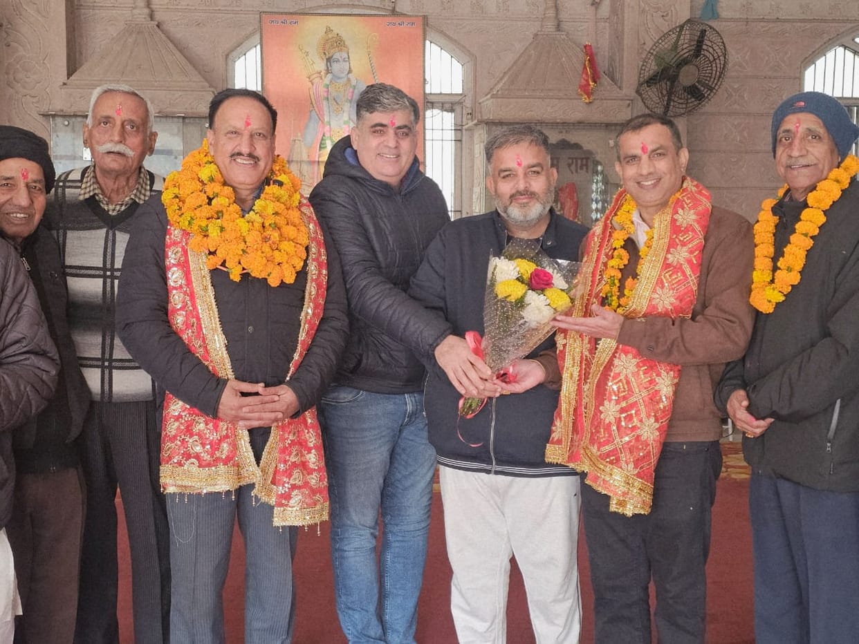 Dinesh Bahal became the head of Shri Banke Bihari Sabha.