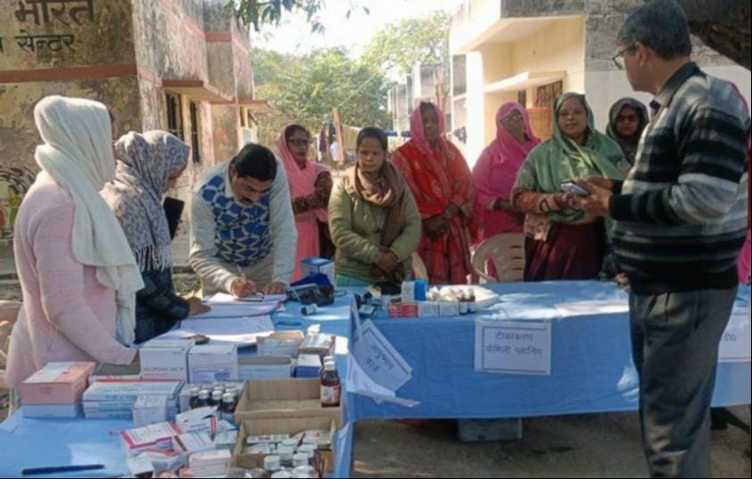 Fever cases decreased and skin problems increased at the Jan Arogya Mela