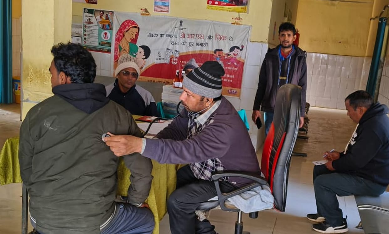 Treatment was provided to 1,617 patients at the health fair