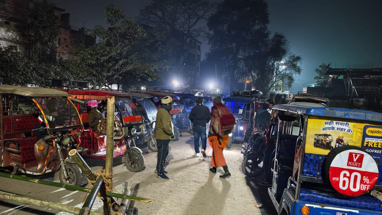 Auto-rickshaw drivers are charging passengers up to 10 times the normal fare at railway stations and bus terminals at night.