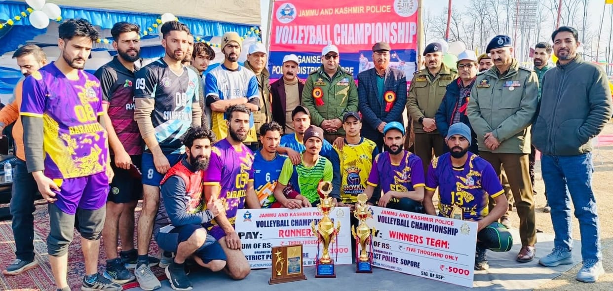 Srinagar, Volleybal Championship, Sopore, Police Organised