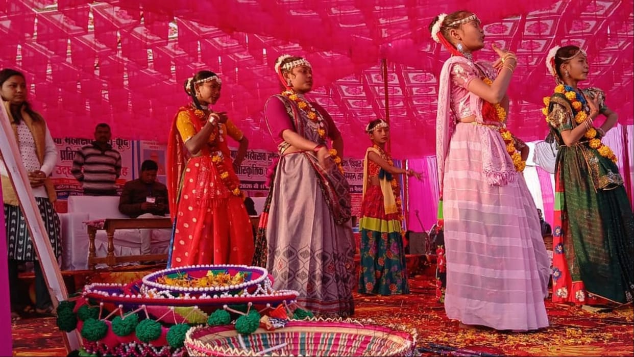 Glimpse of Tharu culture seen in Maghi Mahotsav