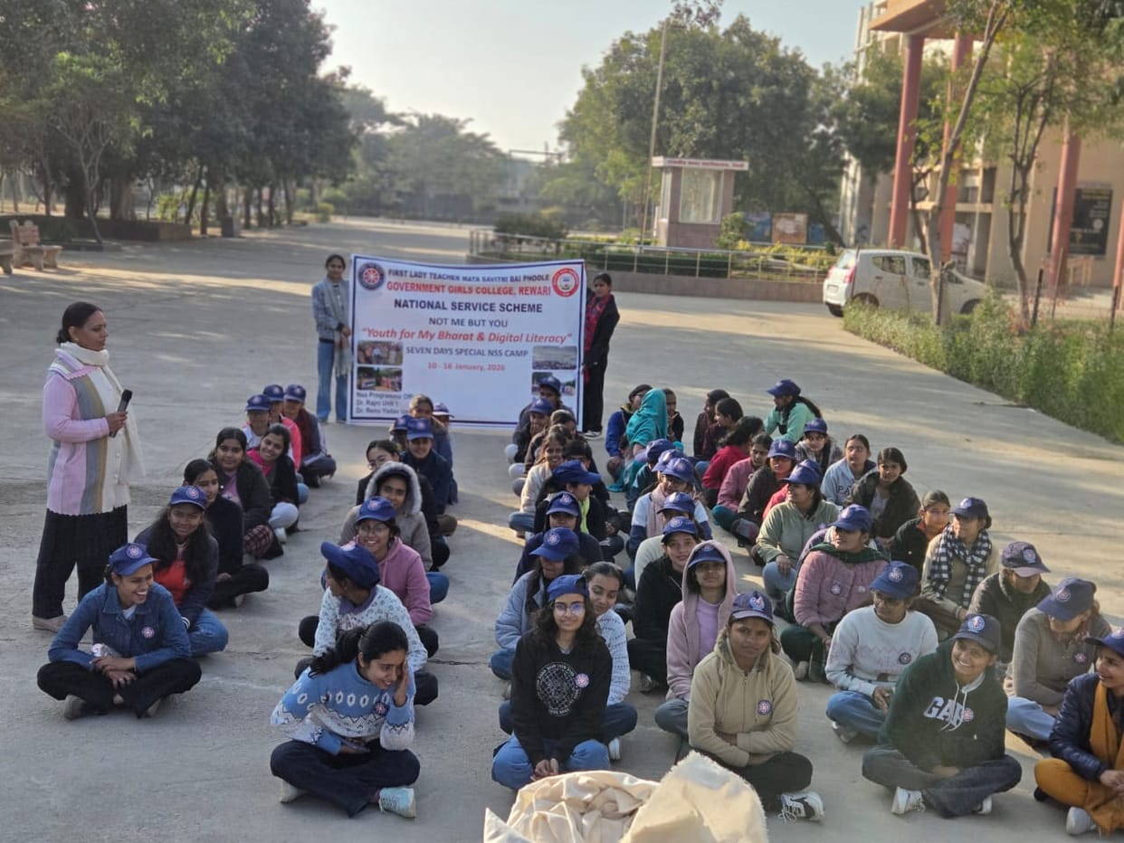 Yoga and Pranayam were conducted in the NSS camp.