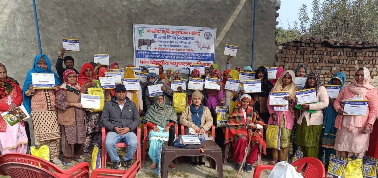 Women learned the tricks of animal husbandry