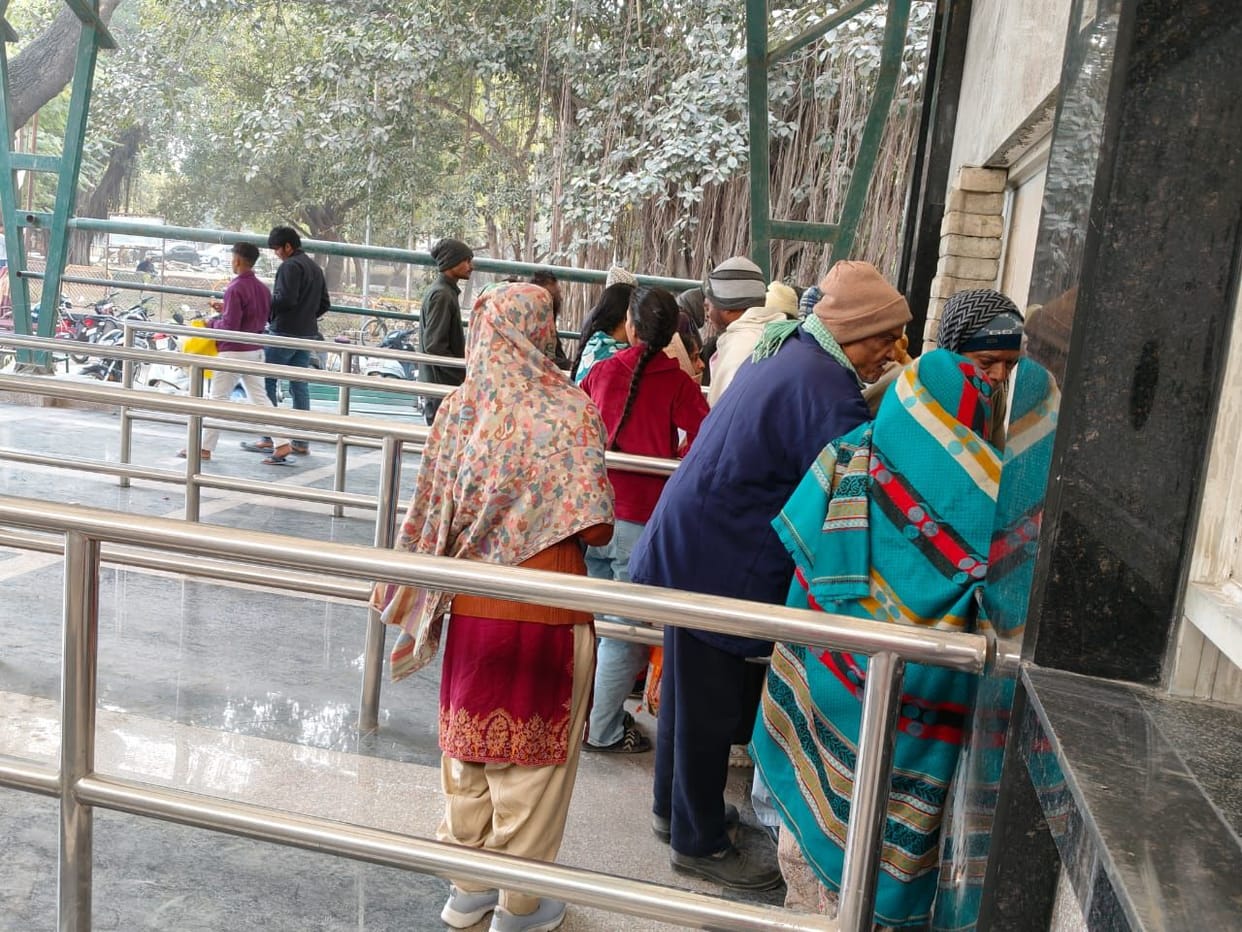If you have a cough, get medicine from outside, 15 days are over in the district hospital.