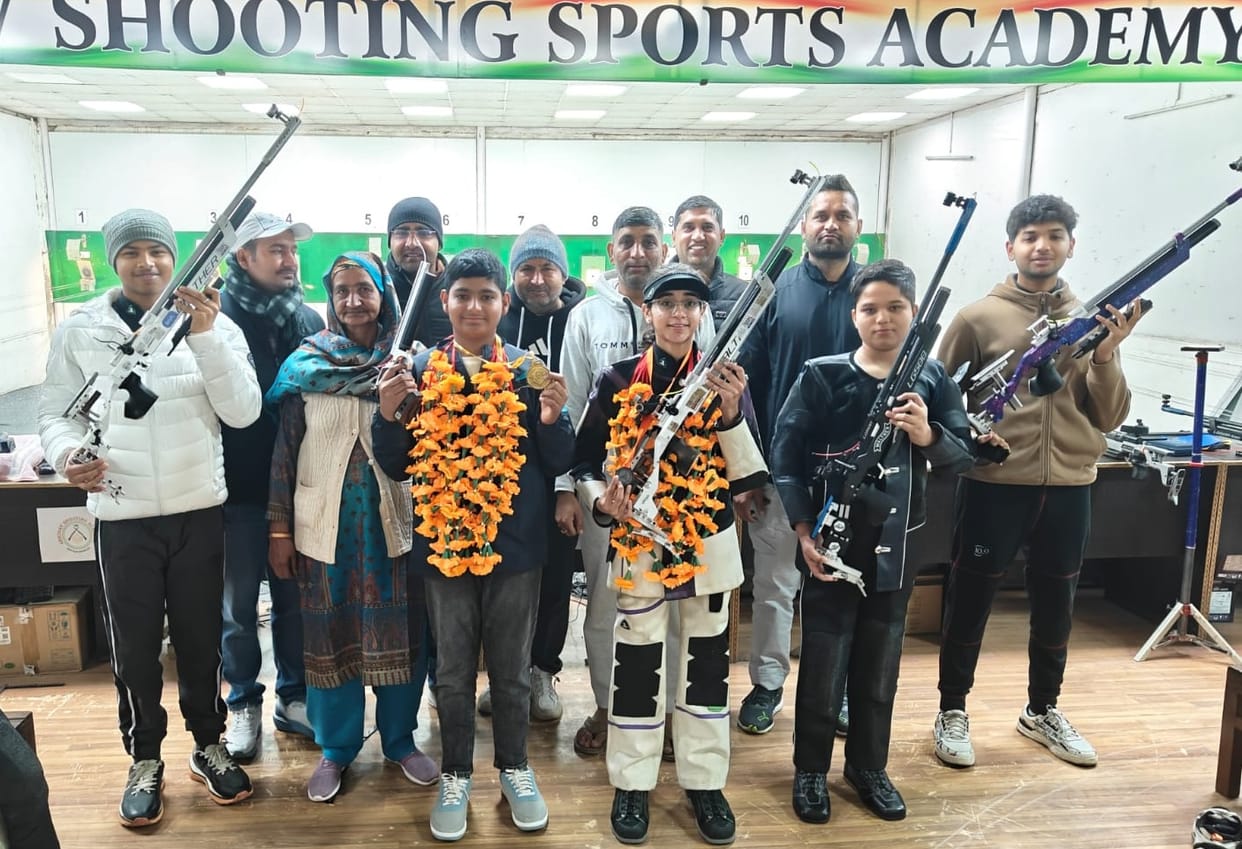 Ankit and Vanshika won medals at the Bhopal Shooting Championship.