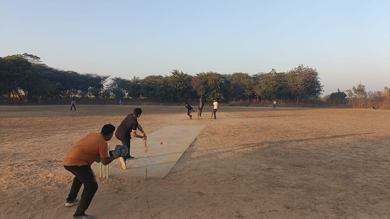 On the second day of the Baba Burjeshwar Cricket Tournament, the Bhadaph team emerged victorious.