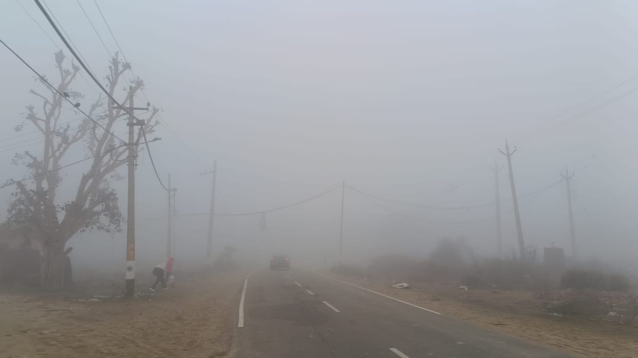 Fog, cold winds and shivering people, minimum temperature reaches 3 degrees, disrupting normal life