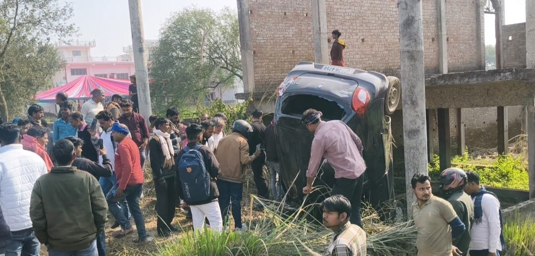 A speeding car hit a bike, killing one brother and seriously injuring the other.