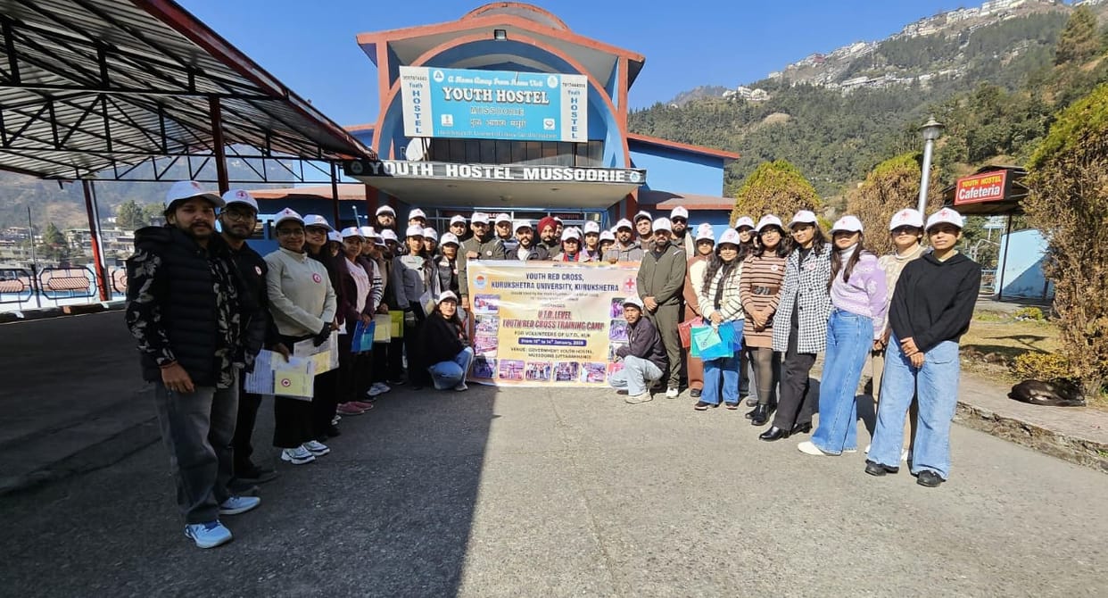 University volunteers set up camp in Mussoorie