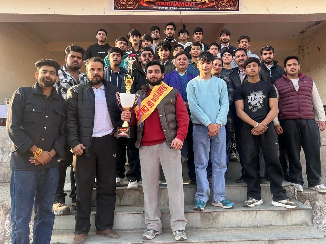 Chamba's Kavyansh became champion of champions in arm wrestling.