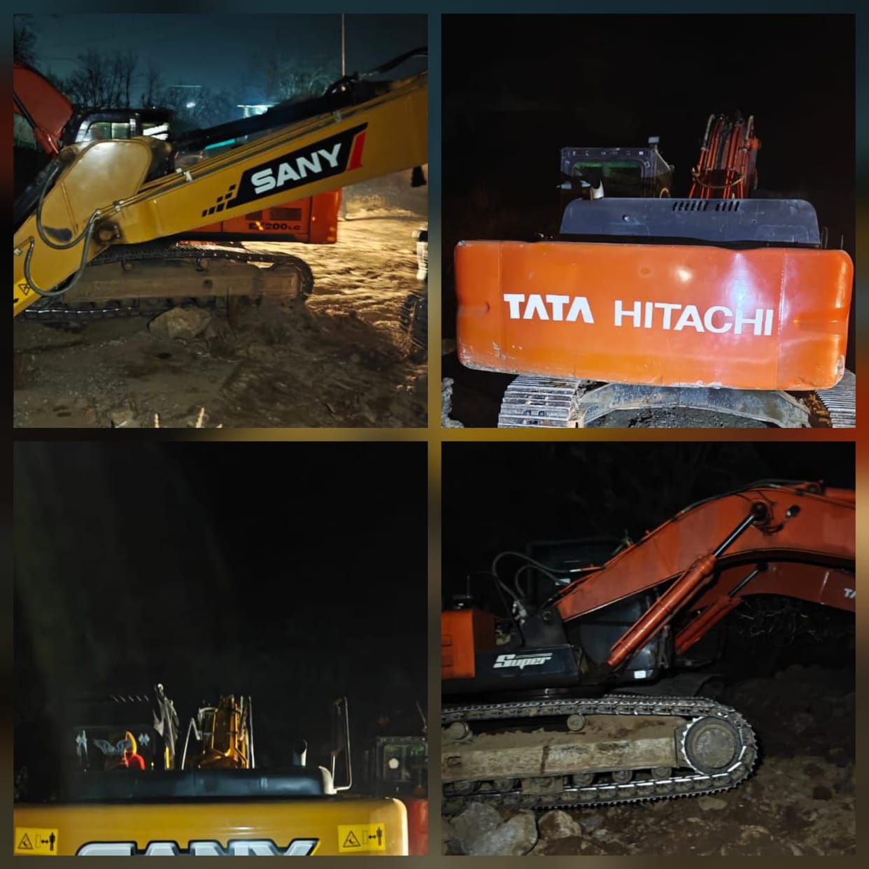 Pulwama, Illegal Mining, 4 Machines Impound