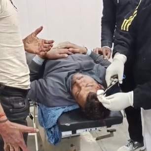 A fight broke out over a food tasting dispute, leaving 6 injured; the video has gone viral on social media.