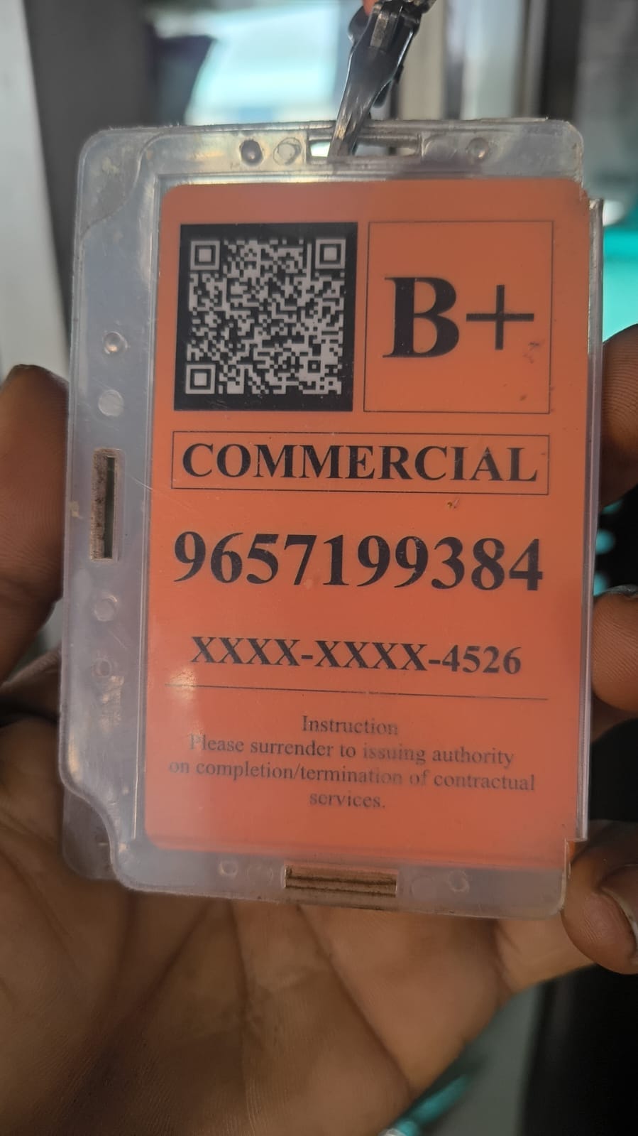 Vendors will be seen equipped with uniforms and bar code ID cards.