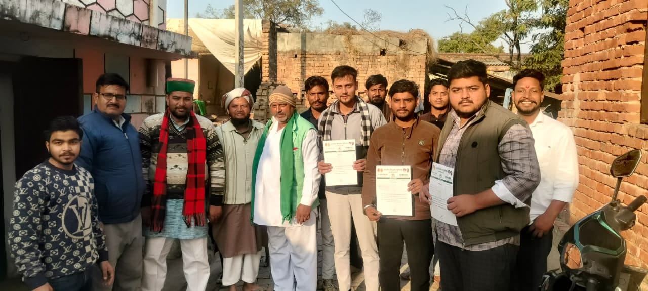 Udit Sharma becomes youth tehsil president of BKU