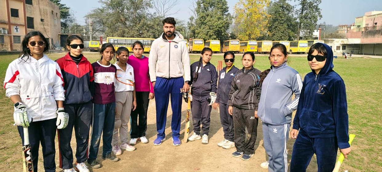 Haryana team trains vigorously in preparation for National Bowman Blind Cricket Tournament