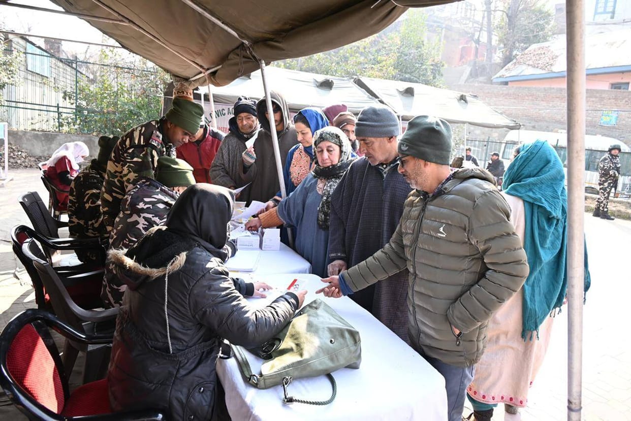 Srinagar, SSB, Dal gate, Health Camp, Batmalu