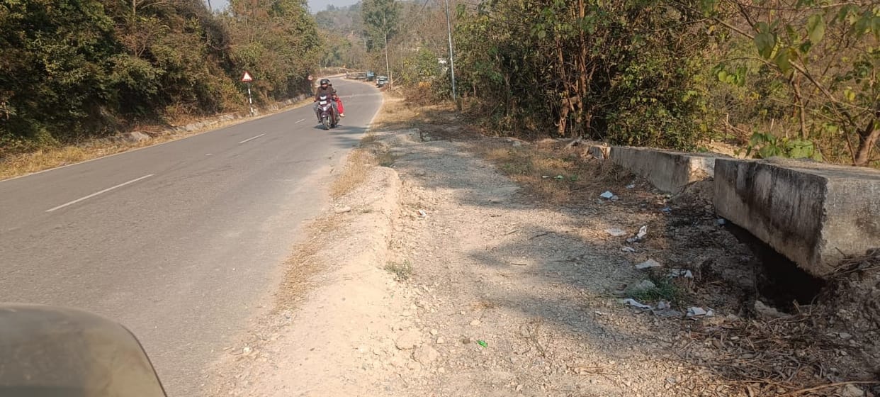 The road, built at a cost of Rs 90 crore, started crumbling within three years.
