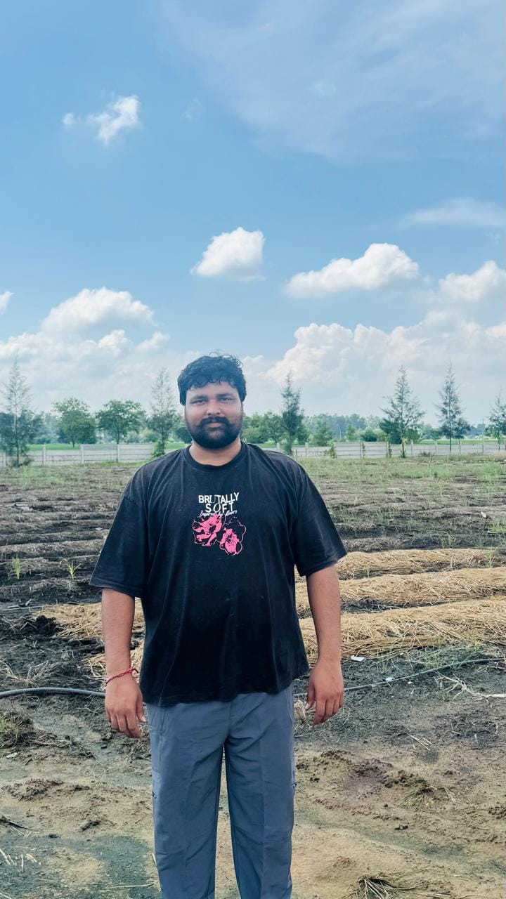 He quit his job earning 50,000 rupees a month to pursue natural farming.