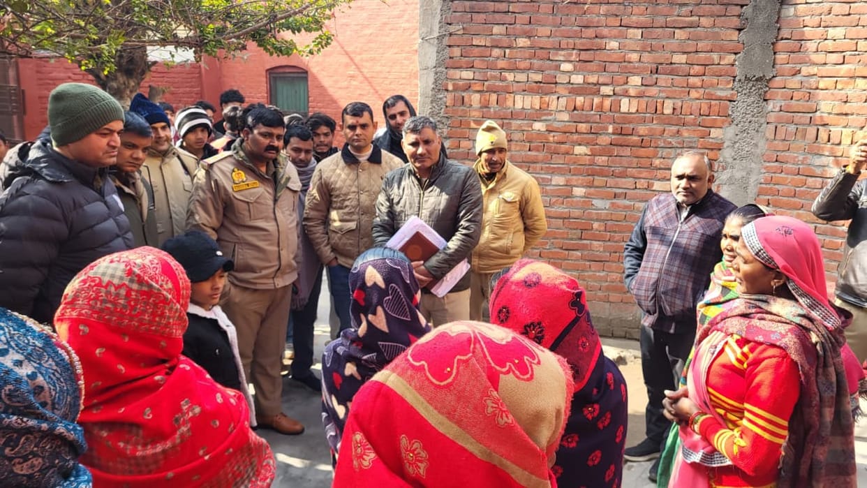 Bajrang Dal activists create ruckus over news of religious conversion.