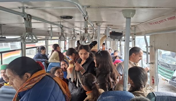 Overloaded buses on rural routes are inviting accidents.
