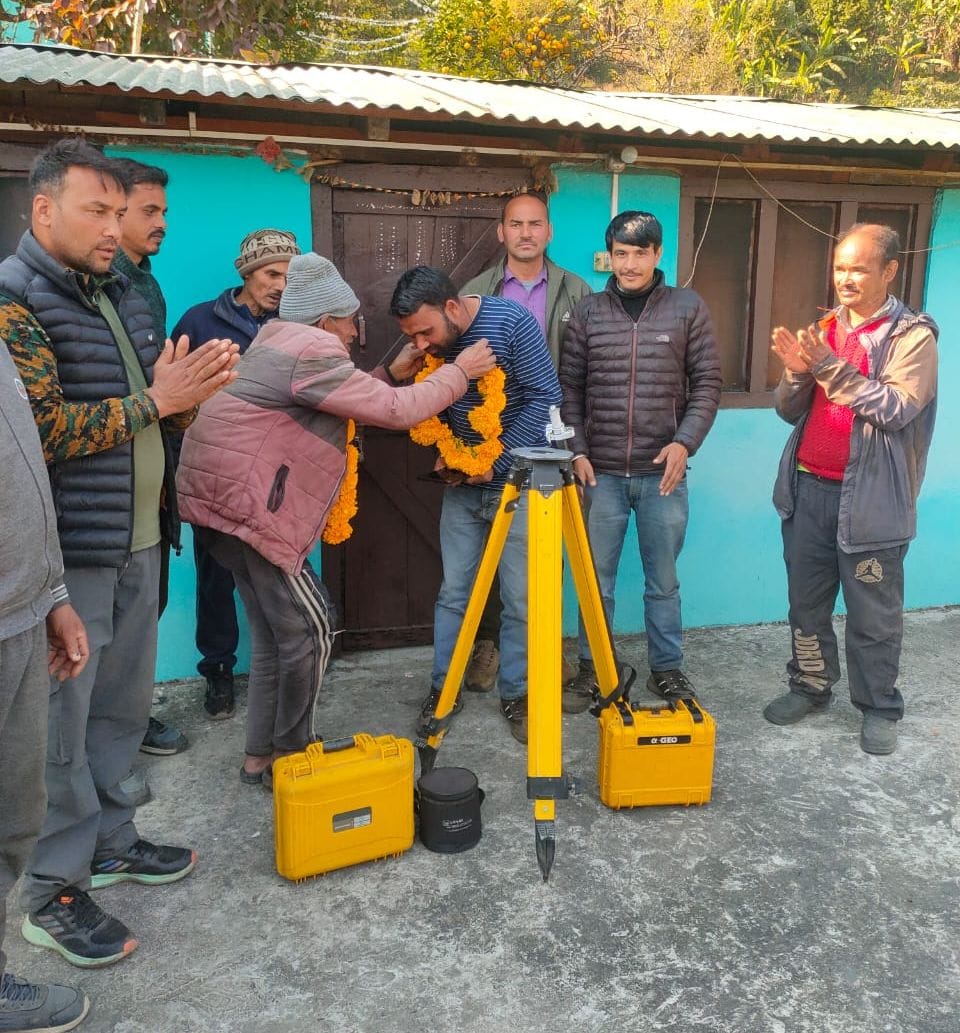 The road survey created a stir among the people of Alam.