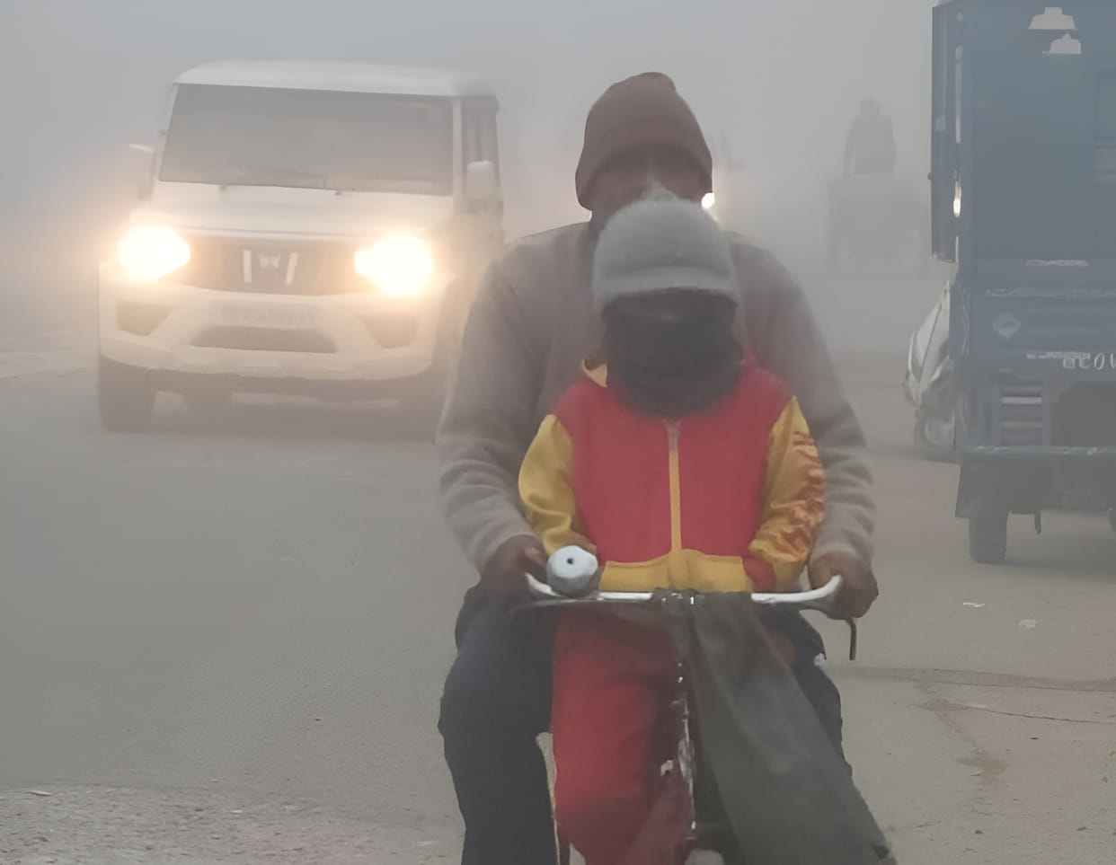The minimum temperature reached minus 0.6 degrees Celsius, increasing the problem of cold.