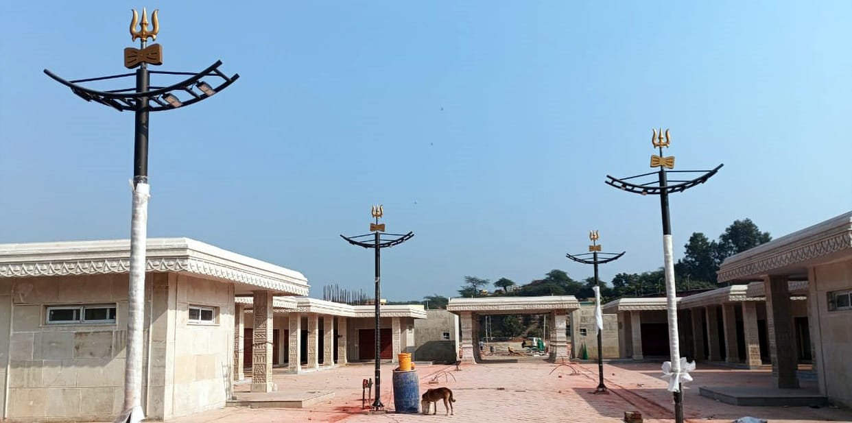 Bateshwar Temple corridor lights up, Damru and Trishul will shine