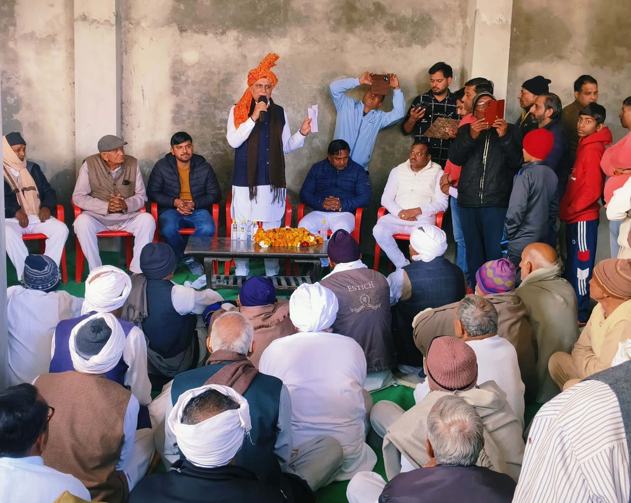 The MLA interacted with villagers in Kulasi and Ladravan.
