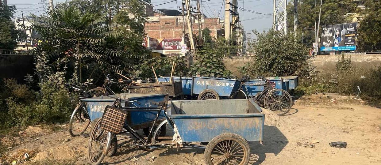 Cleaning of half the city came to a standstill as the private agency did not receive written orders