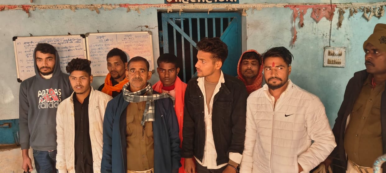 Vaishali Crime: celebratory firing during birthday party, police arrested 9 youths with weapons and cartridges