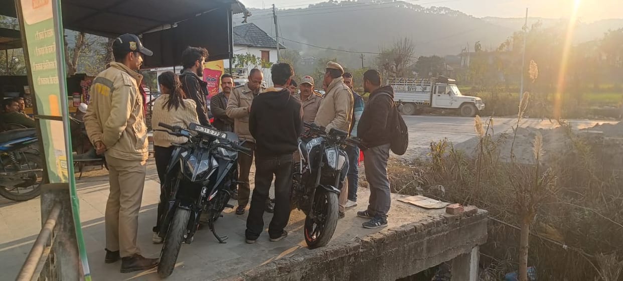 Action taken against stuntmen and those with modified silencers in Ghumarwin