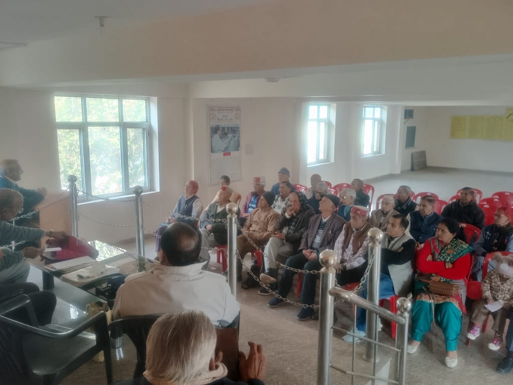 Dev Raj Patiala became the district president of Him-Anchal Pensioners Association