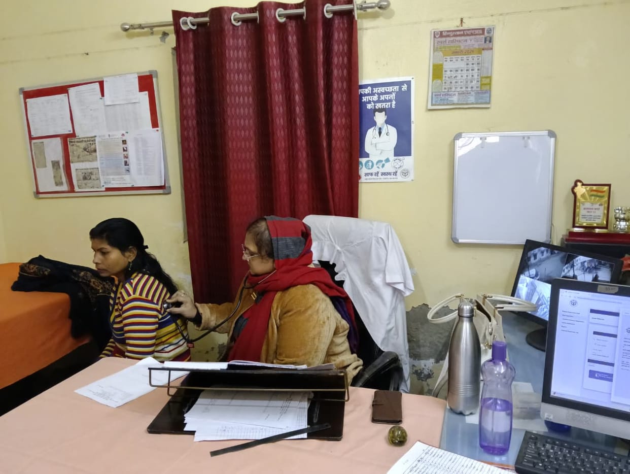 The cold weather has led to a surge in skin patients, and long queues of diabetes and respiratory patients.