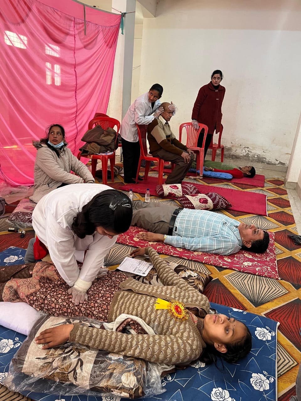 101 units of blood collected, 88 people treated with neurotherapy