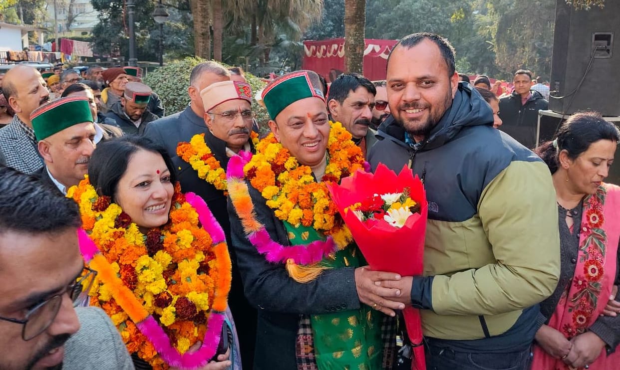 Himcon Managing Director Vikas Chauhan reached Rampur