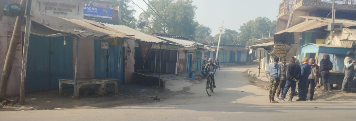 Shops were closed as the theft was not solved.