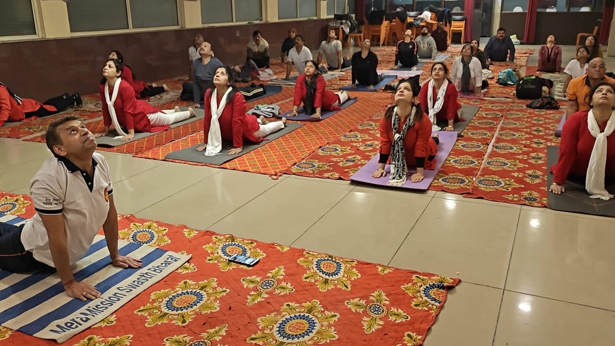 Surya Namaskar campaign will run for one month from today
