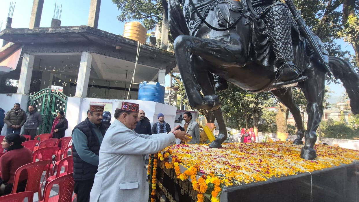 Inauguration of taxi, trolley stand and Maharana Pratap Chowk in Sujanpur