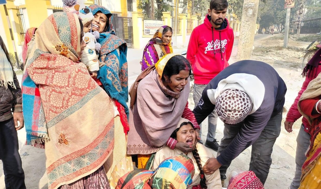 Muzaffarpur Bihar news : young murder in love affair marriage father-in-law was accused
