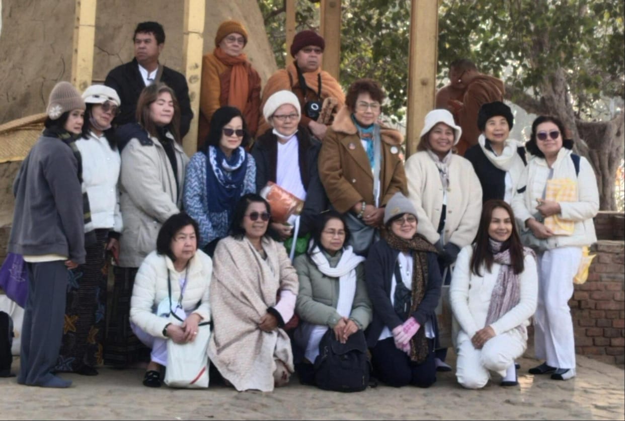 Followers of Thailand worshiped